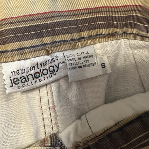 Vintage Low Rise Striped Bell Bottom 
Jeans by Newport News Jeanology size 8 - Picture 10 of 10